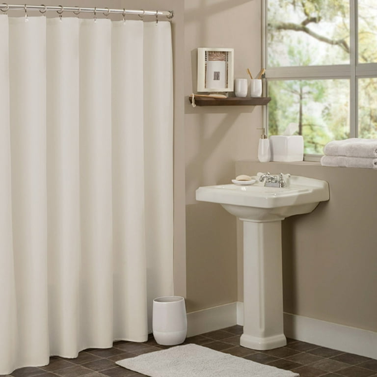 36 Wide Sweet Home Collection Shower Curtain Liner Extra Long with Top Grade Rust Proof Metal Grommets Special Mildew Resistant Fashionable Heavy-Duty Vinyl Bone 36 Wide Sweet Home Collection Shower Curtain Liner Extra Long with Top Grade Rust Proof Metal Grommets Special Mildew Resistant Fashionable Heavy-Duty Vinyl Bone